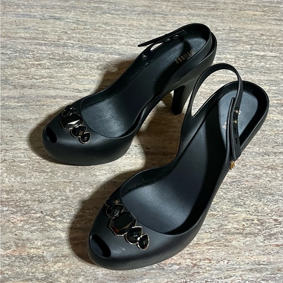 Melissa Ultra Girl open toe high heels sling sandals - Picture 6 of 16